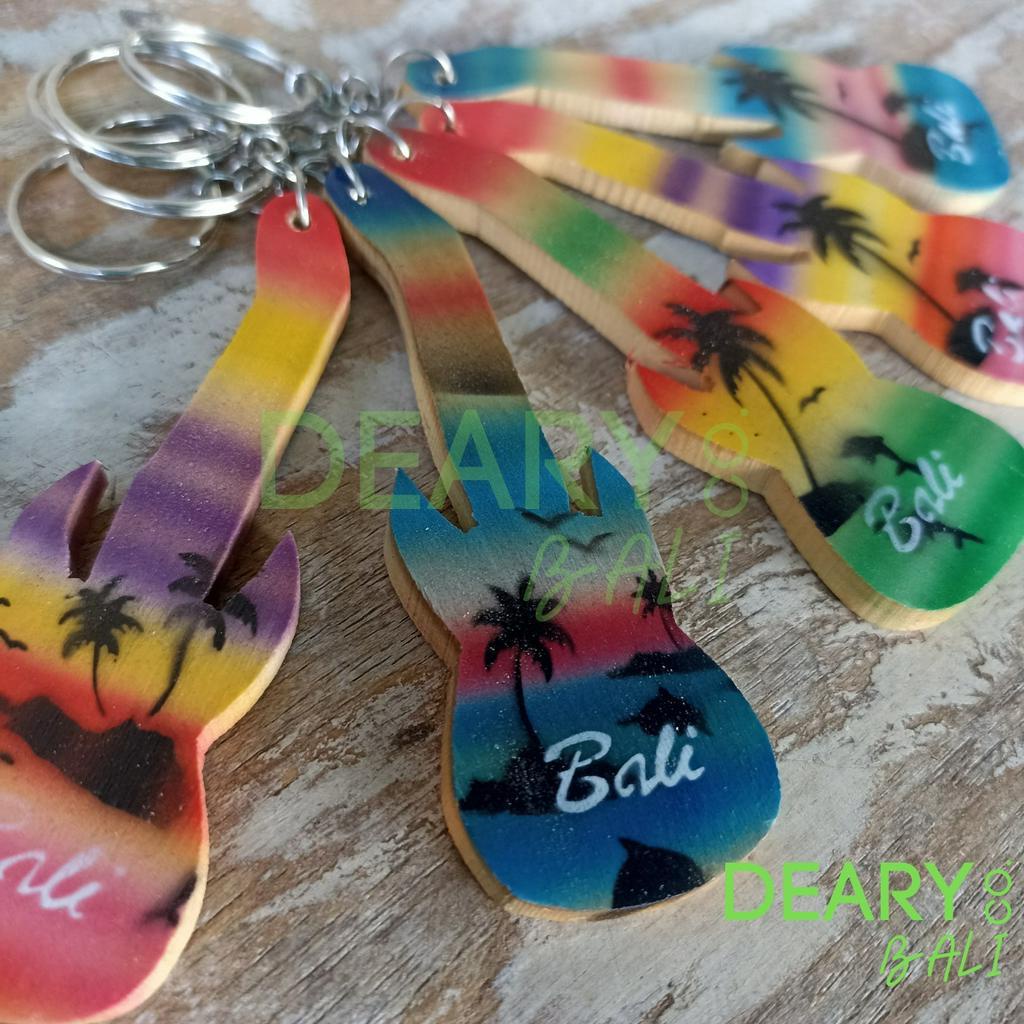 BALI KEYCHAIN GANTUNGAN KUNCI KHAS SOUVENIR / HAIDAH / OLEH-OLEH BALI