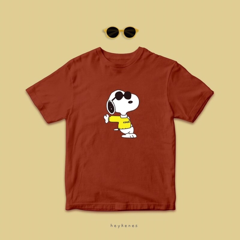 Heykenes Kaos Anak Snoopy Cotton 30s