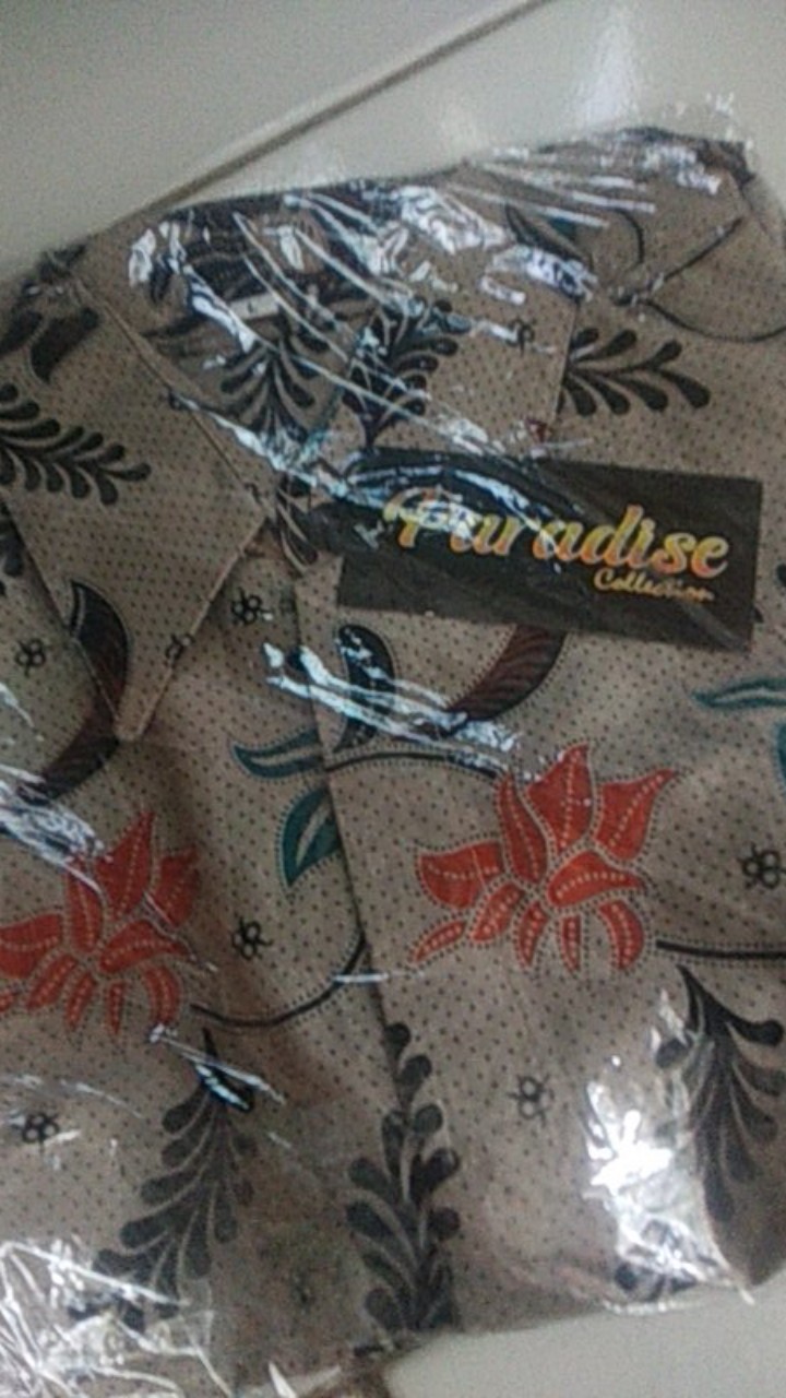 Bswart Batik Hrb026 Kenongo Hem Pendek Padi Pekalongan M L Xl Xxl Batik Pria Murah Modern Grosir