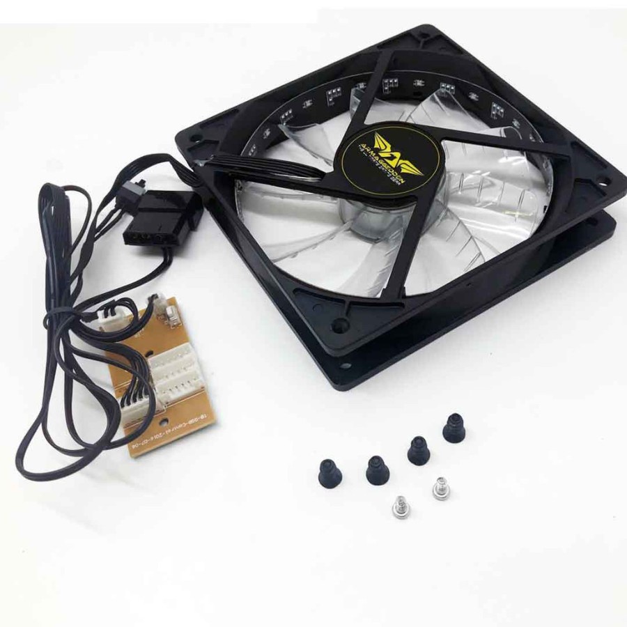 Fan Casing 12cm Armaggeddon Fan Licht Dagger Kipas Casing 120mm RGB With Controller