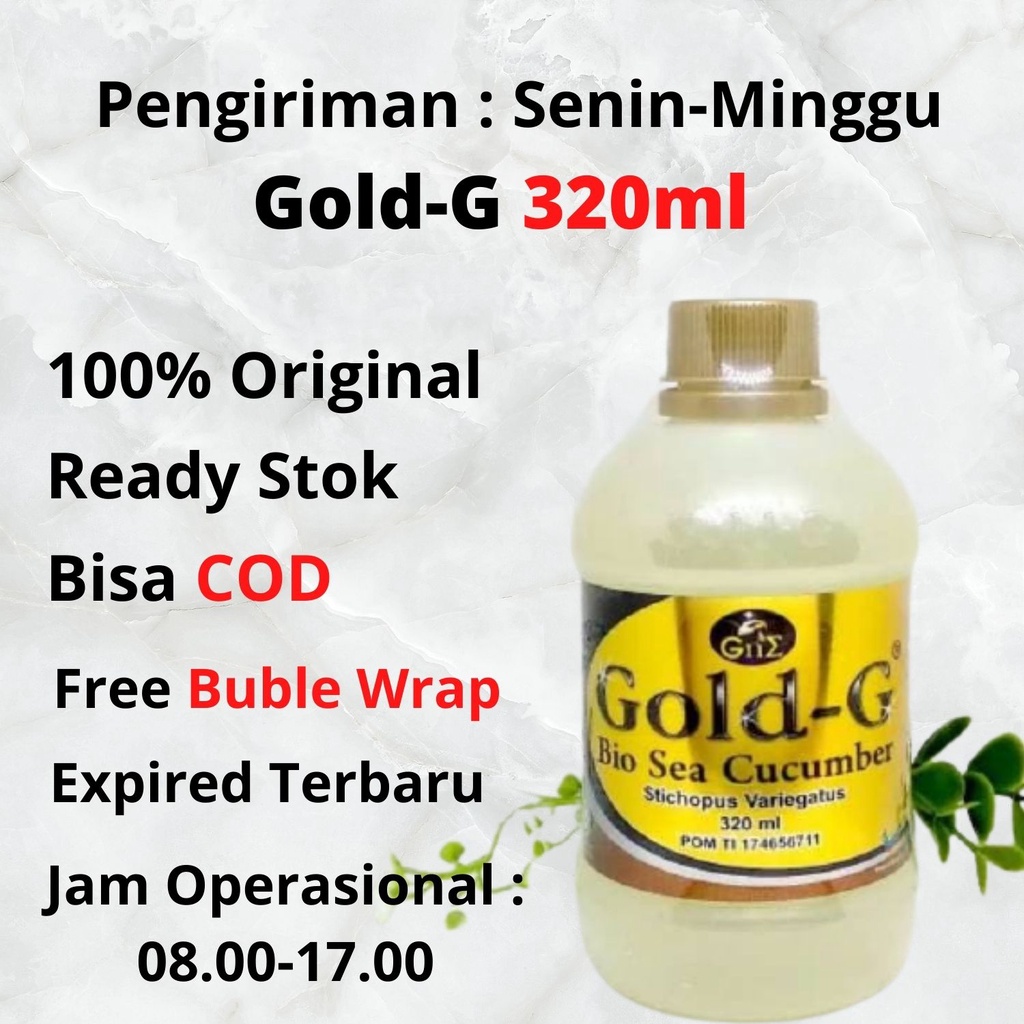 Termurah Jelly/Jely/Jeli Gamat Gold-G 320 ml Obat asam urat 100% Original