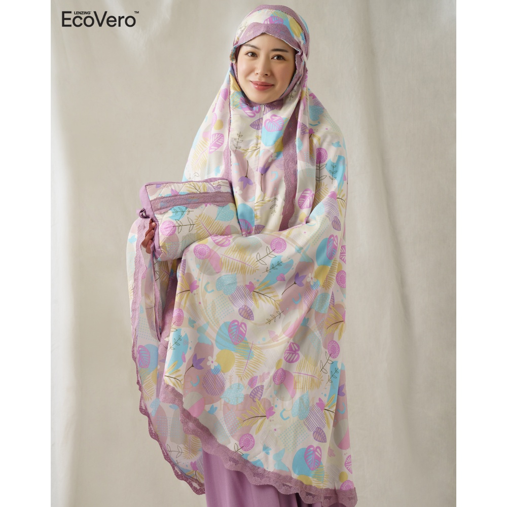 Mukena Dewasa 2in1 Premium Ecovero Gracia Set Sajadah