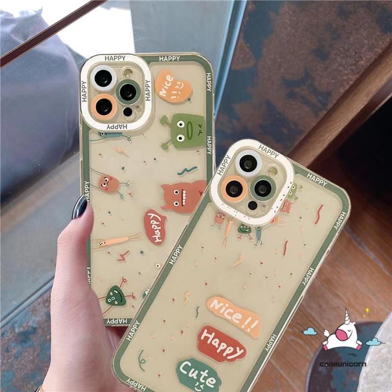 Soft Case TPU Transparan Untuk Iphone 13 12 Mini 11 Pro X XR XS Max SE 2020 6 6S 7 8 Plus