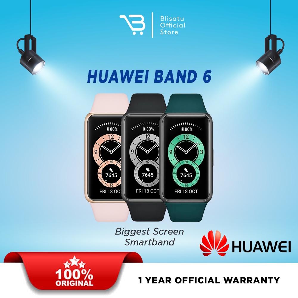 HUAWEI Band 6 Smartband SpO2 Monitor Garansi Resmi