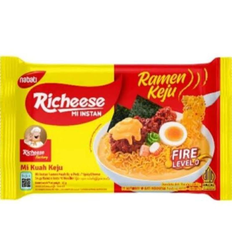 

Mie Richeese Ramen Keju Level 0 - Mie Instan Kuah