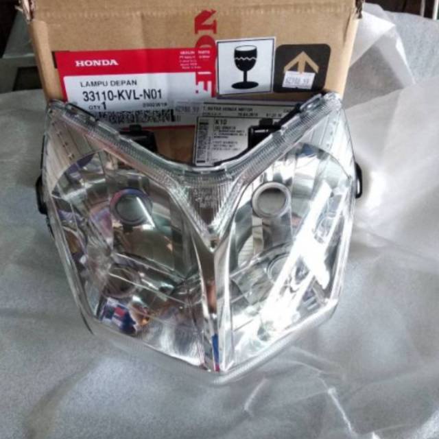 LAMPU DEPAN REFLEKTOR REVO 100 KARBU - 33110KVLN01 - HEADLIGHT UNIT REVO 100 CARBU