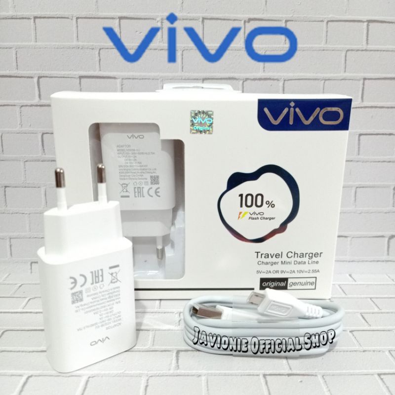 Charger Casan Cas VIVO V9 V11i V11 V15 PRO 18 Watt Original 100% Fast Charging MICRO USB