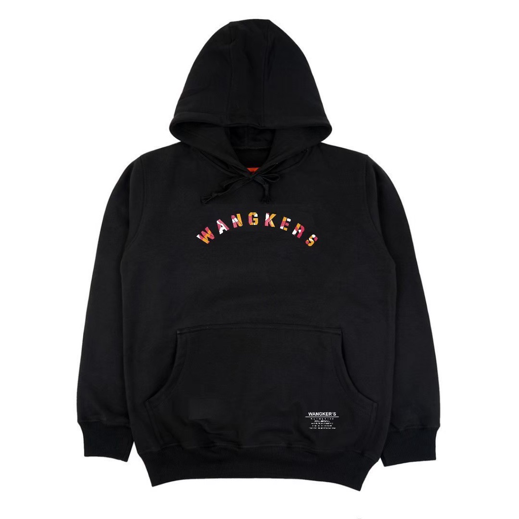 AKN - SWEATER HOODIE PRIA TEBAL DAN NYAMAN ORIGINAL WANGKERS REAPET - BLACK