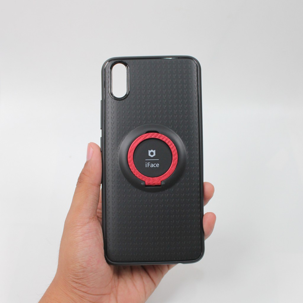TERLARIS TERMURAH Case Vivo V11 Pro Iface Finger Ring Holder Stand Softcase Hp Favorite