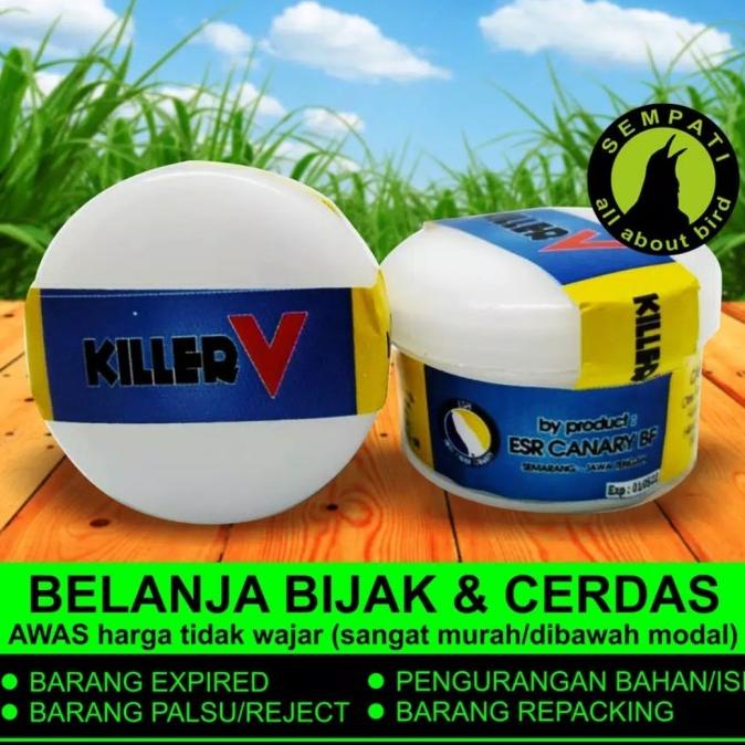 KILLER V KILER V SALEP KAKI BURUNG / OBAT KAKI BURUNG KENARI BENGKAK