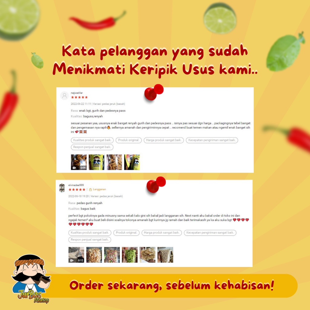 Keripik Usus 60 gr