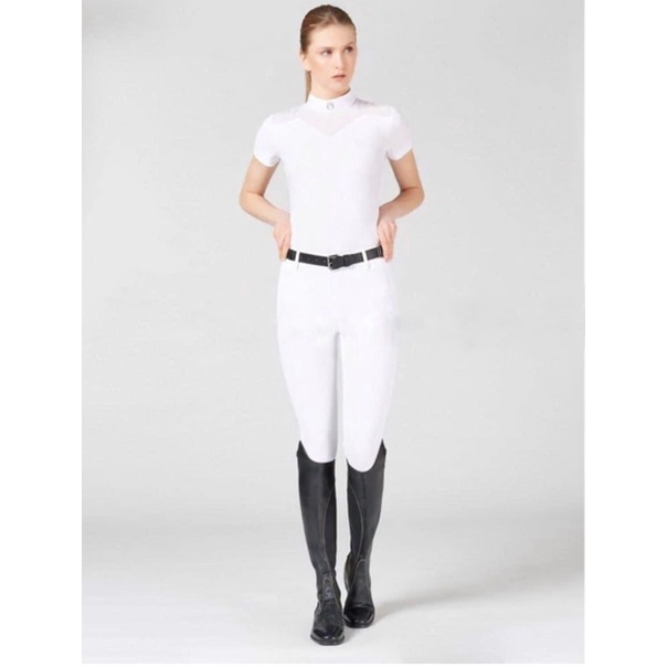 VESTRUM COMPETITION BREECH WHITE HORSE RIDING EQUESTRIAN CELANA POLO