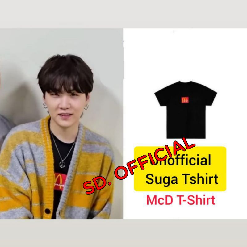 Kaos BTS Suga Feat MCD