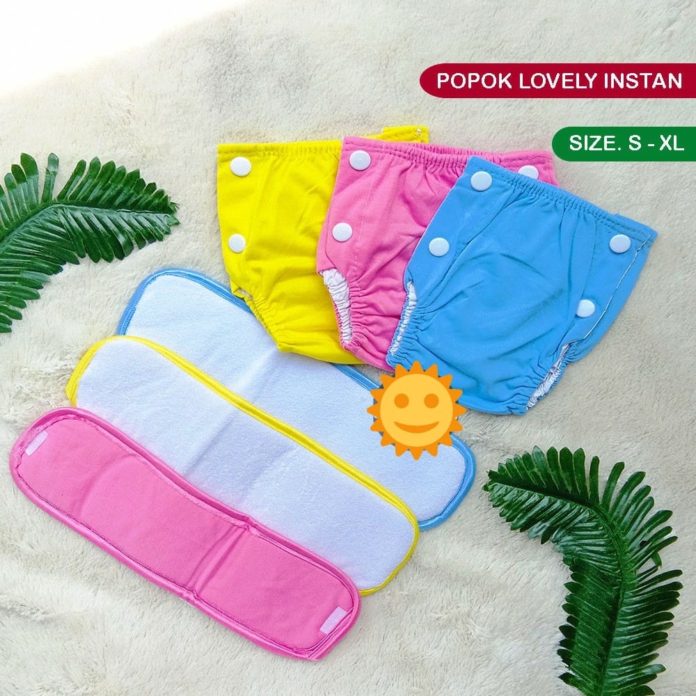 pampes kain cuci ulang, clody bayi ,popok bayi ( inner dan outer )popok cuci ulang bayi clodi lampin