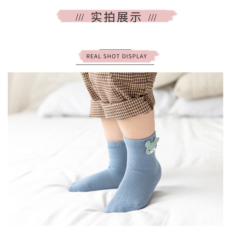 Set Kaus Kaki Anak 3D Boneka (3pasang) / Import Kids Socks Kaos Kaki Bayi Impor