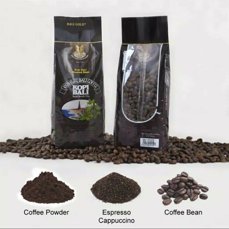 

kopi bali gold espresso & cappucino 250 gram coffee