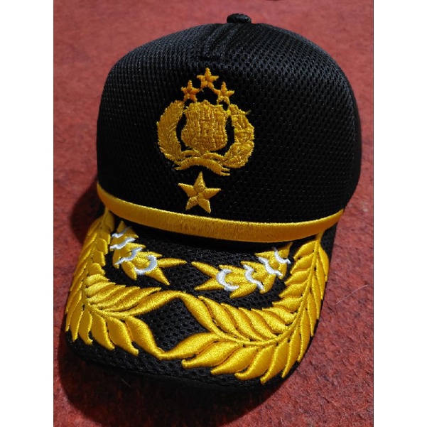 TOPI POLISI PATI PERWIRA TINGGI BRIGJEN - TOPI PATI BRIGJEN