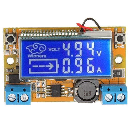 Modul Power Supply Step Down Adjustable Dc-Dc Dengan Display Lcd+Tombol Tekan