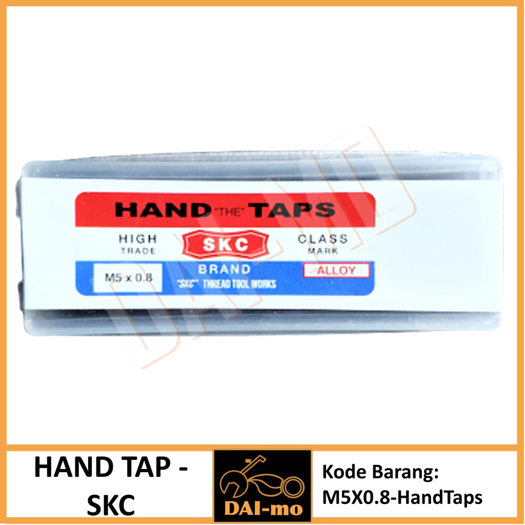 Alat Pertukangan Tap/ Hand Tap M5/ M5x0.8 SKC Hand taps M 5 x 0.8/ M5x0,8 Handtap Alat Drat M5 x 0,8