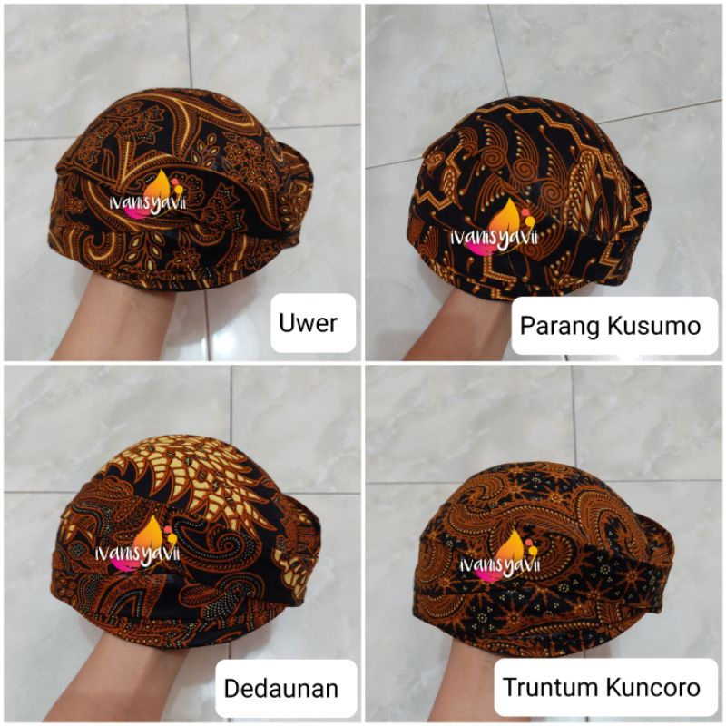 Blangkon Solo, Motif Jarik