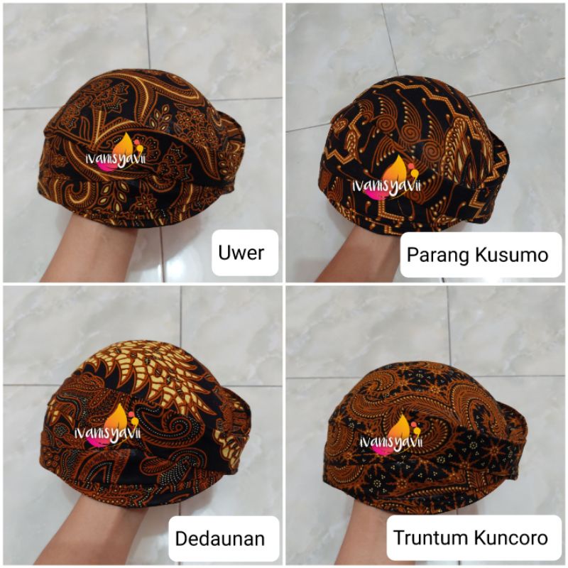 Blangkon Solo, Motif Jarik