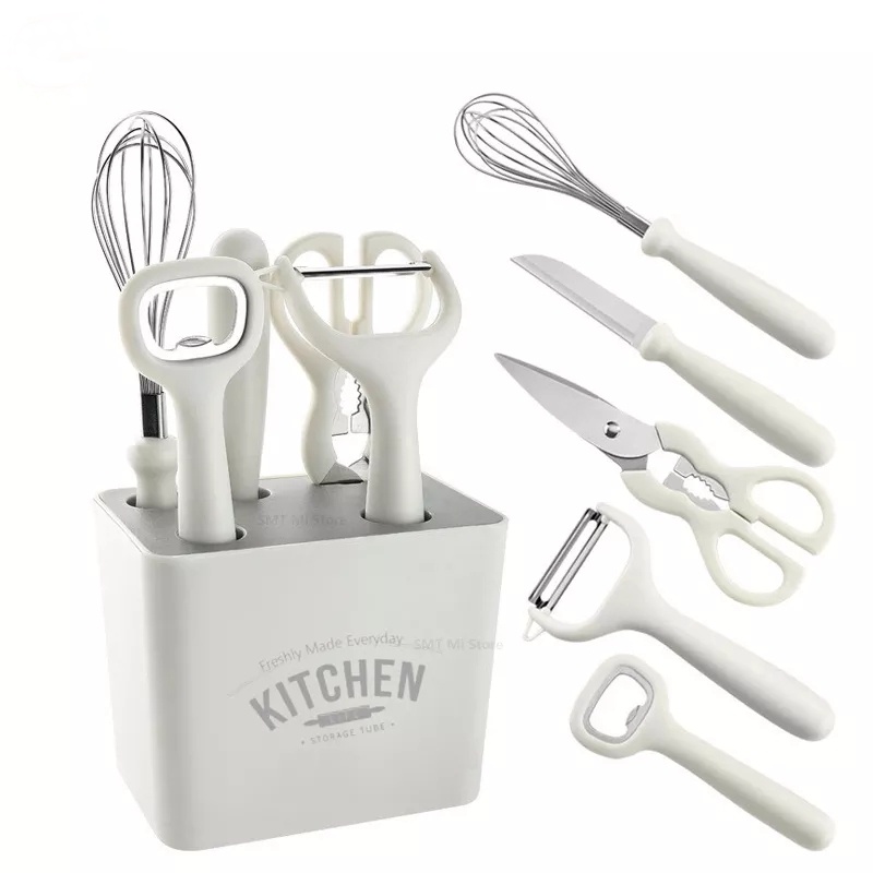 Kitchen Knife Set / Talenan Pisau Tatakan Pengupas Gunting Dapur Set