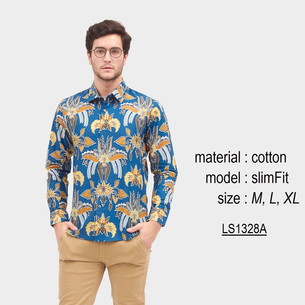 Baju Kemeja Batik Slimfit LS1328A