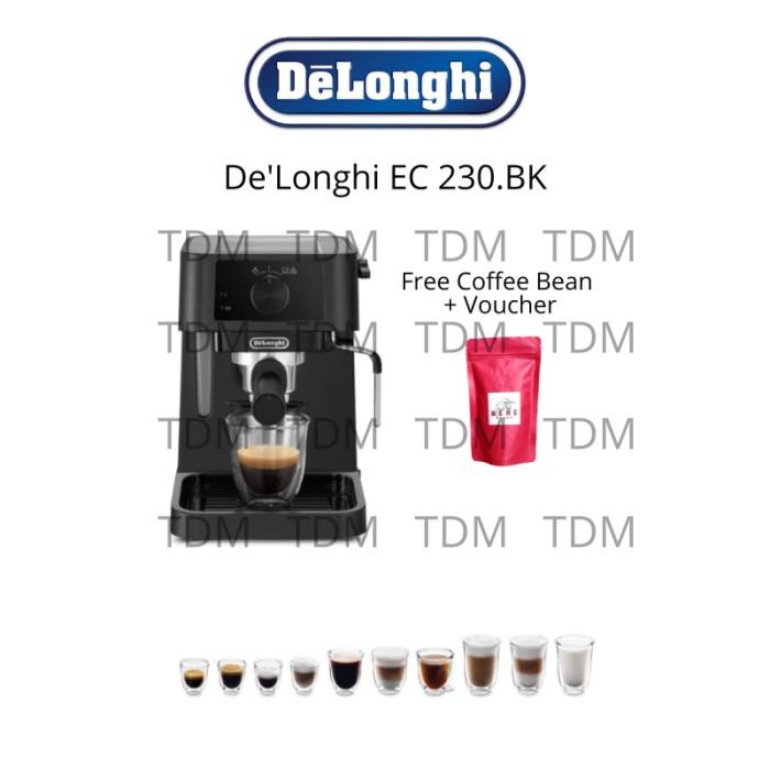Spesialcook Delonghi Espresso Coffee Maker Ec 230 Bk Stilosa Mesin Kopi Ec230.Bk Berkualitas