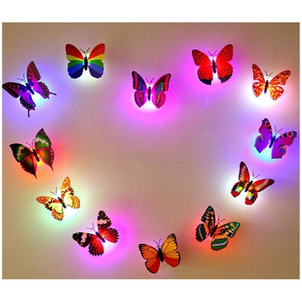 Kupu Kupu LED Lampu Kamar LED Model Kupu Kupu Butterfly Dekorasi Dinding / TS-72