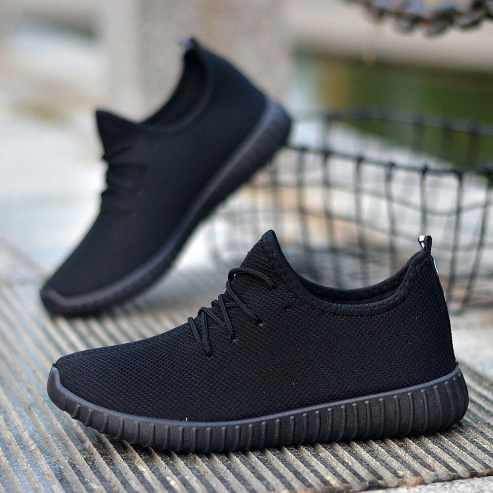 Sepatu Sneakers Wanita  - Sepatu Wanita Yz Runing Shoes - Sepatu Import Kasual Wanita Murah-hitam