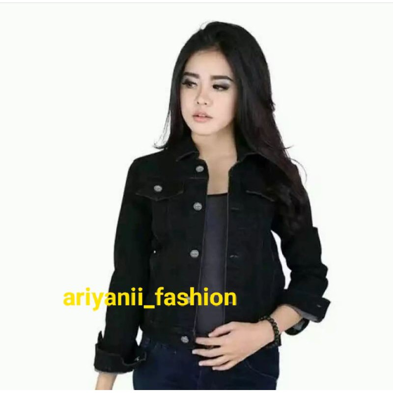 JAKET WANITA BIONDY JEANS JACKET CROP DENIM CEWEK MURAH JAKET CEWE JINS Original