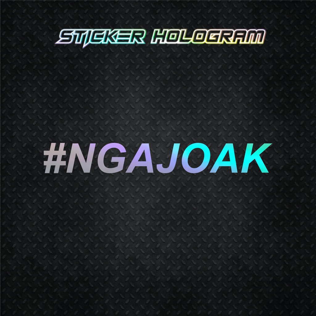 Sticker Cutting Ngajoak Sticker Motor