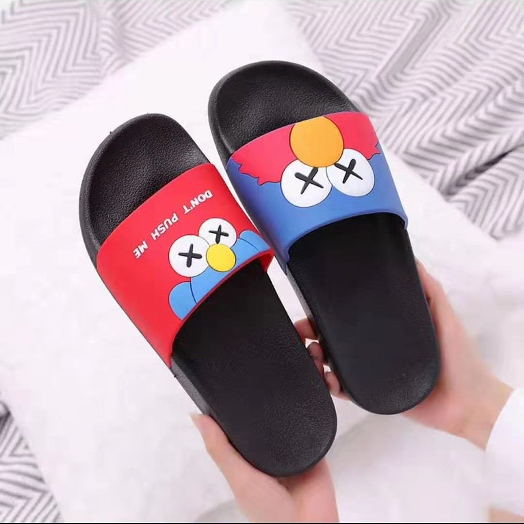 plazababyku SANDAL ELMO imitasi Sandal Anak Selop Karet Import Berkualitas 1-8 Tahun