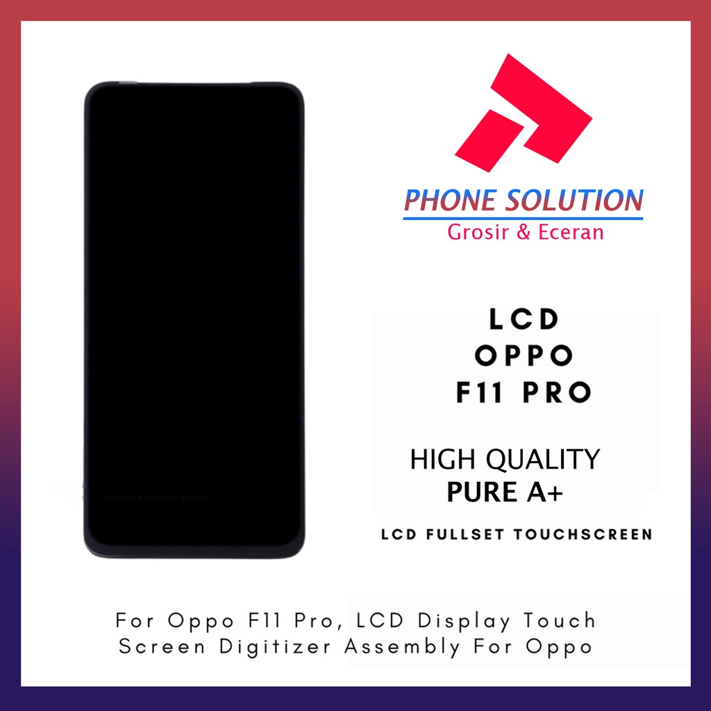 LCD Oppo F11 Pro Fullset Touchscreen - Parts Kompatibel Dengan Produk Oppo // Supplier LCD Oppo F11 - Garansi 1 Bulan