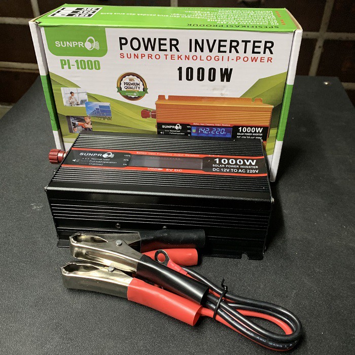 Power Inverter Sunpro PI-10 1000W DC to AC 12V