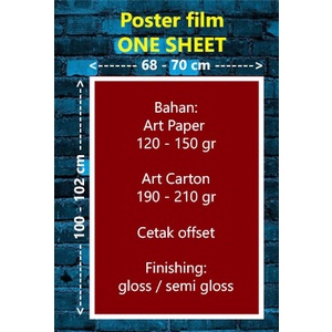 Terbaru Poster / hiasan dinding VIRGIN 2: BUKAN FILM PORNO - orig Indonesian one sheet 68x100cm