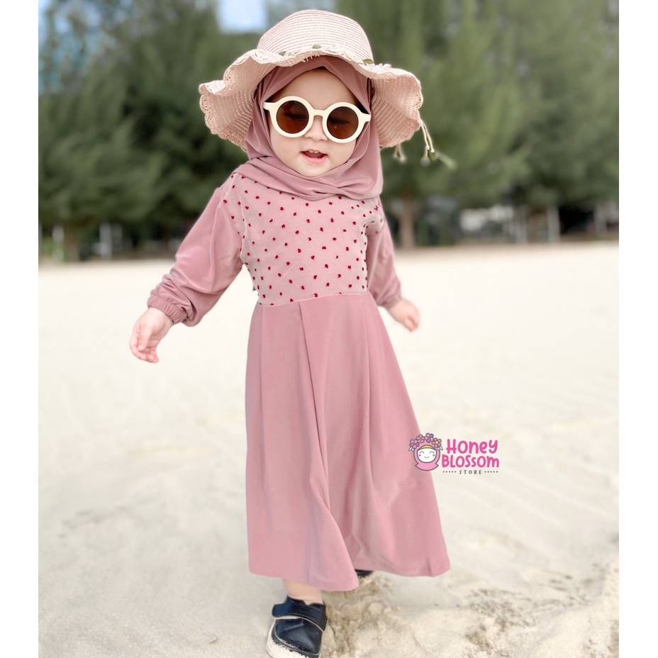 HONEYBLOSSOM gamis bayi perempuan / gamis bayi perempuan 6 12 bulan alesha / gamis bayi