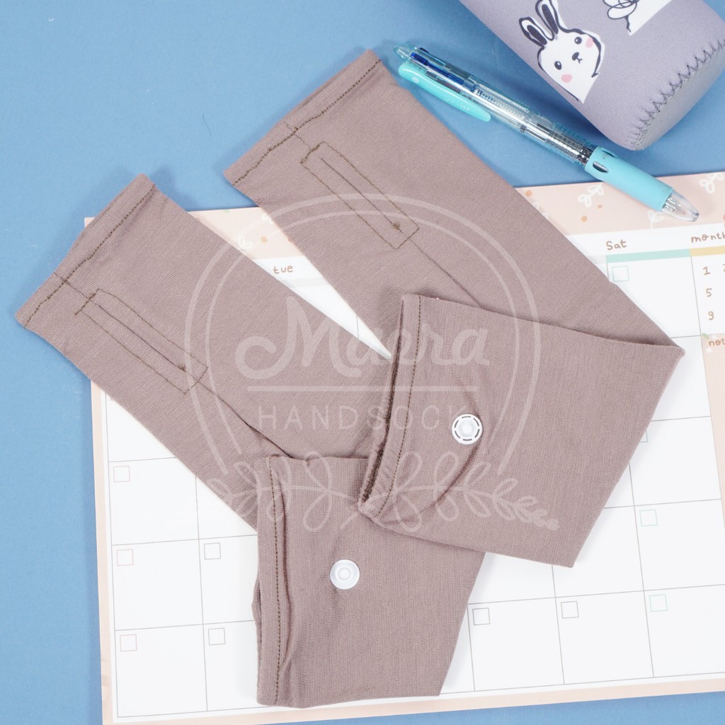 Manset Tangan Handsock Jempol Muslimah bahan Jersey by Maera