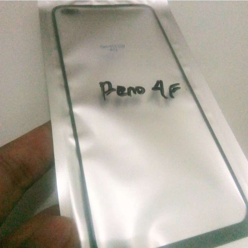 Kaca Depan Kaca LCD Oppo Reno 4F | Reno 4 F TS TC Touchscreen Glass LCD+Lem Plus Oca Kering Original