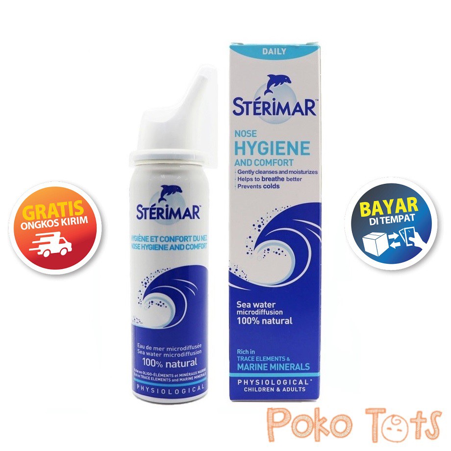 Sterimar Nose Hygiene and Comfort 50ml Pelega Hidung Tersumbat Untuk Anak dan Dewasa