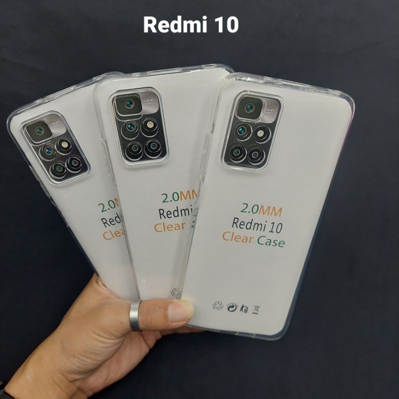 silicon clear case 2mm Redmi 10