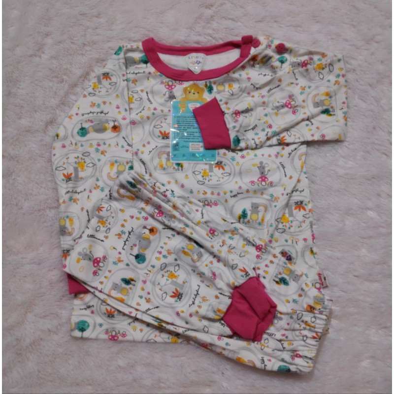 Libby Setelan Oblong Panjang(6) + Celana Panjang Anak Besar 2L/XL/XXL