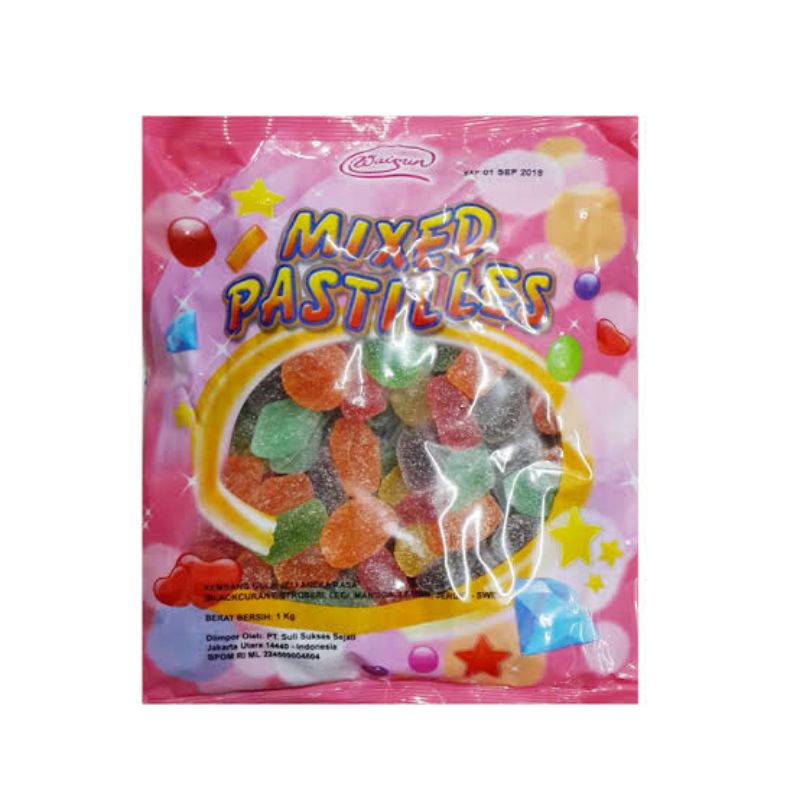 

Permen Jelly Waisun (Mixed Pastilles Candy) 1 Kg