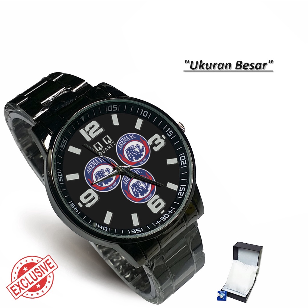 Jam Tangan Rantai Couple AREMA FC - 1 (Keren)