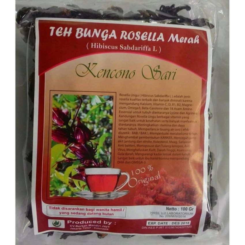 

Teh Herbal Teh Bunga Rosella Curah Kencono Sari