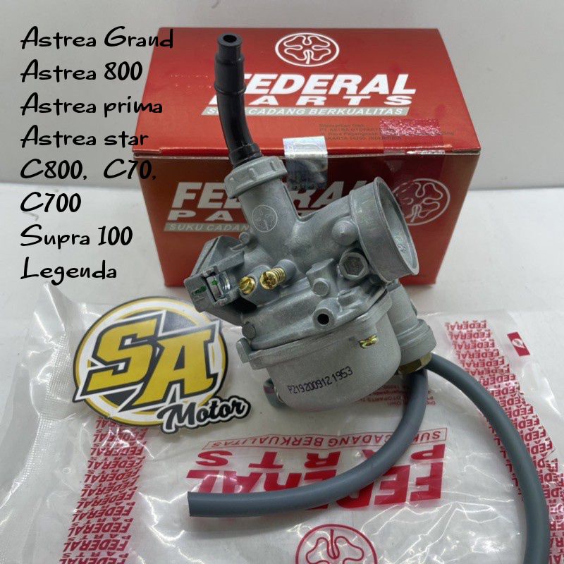 Karbu Carburator Karburator - Prima Grand Legenda Supra 100 Asli Federal FP-16100-GBG-2110