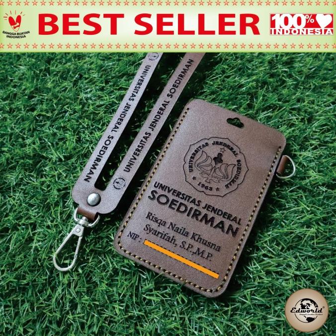 

[[COD]] ID CARD HOLDER KULIT COSTUM NAMA & INTANSI/PERUSAHAAN 1 slot card TERBARU Kode 682