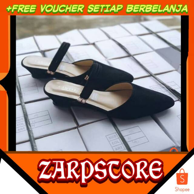 FLATSHOES Wanita / Sandal Wanita / Flatshoes Kelsey hak tinggi 3cm Aneka Warna