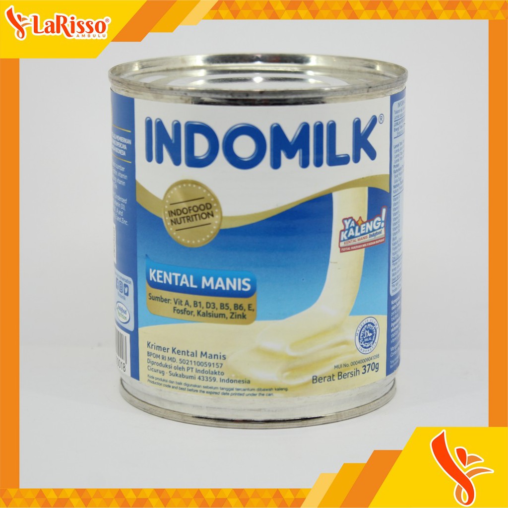 

INDOMILK KRIMER KENTAL MANIS KALENG 370GR ALL VARIAN