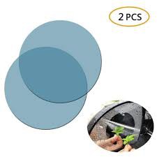 Anti Fog Film for Side Spion Mobil Anti Embun 10x10cm Bulat Antifog